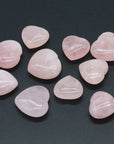 Rose Quartz Puffy Hearts