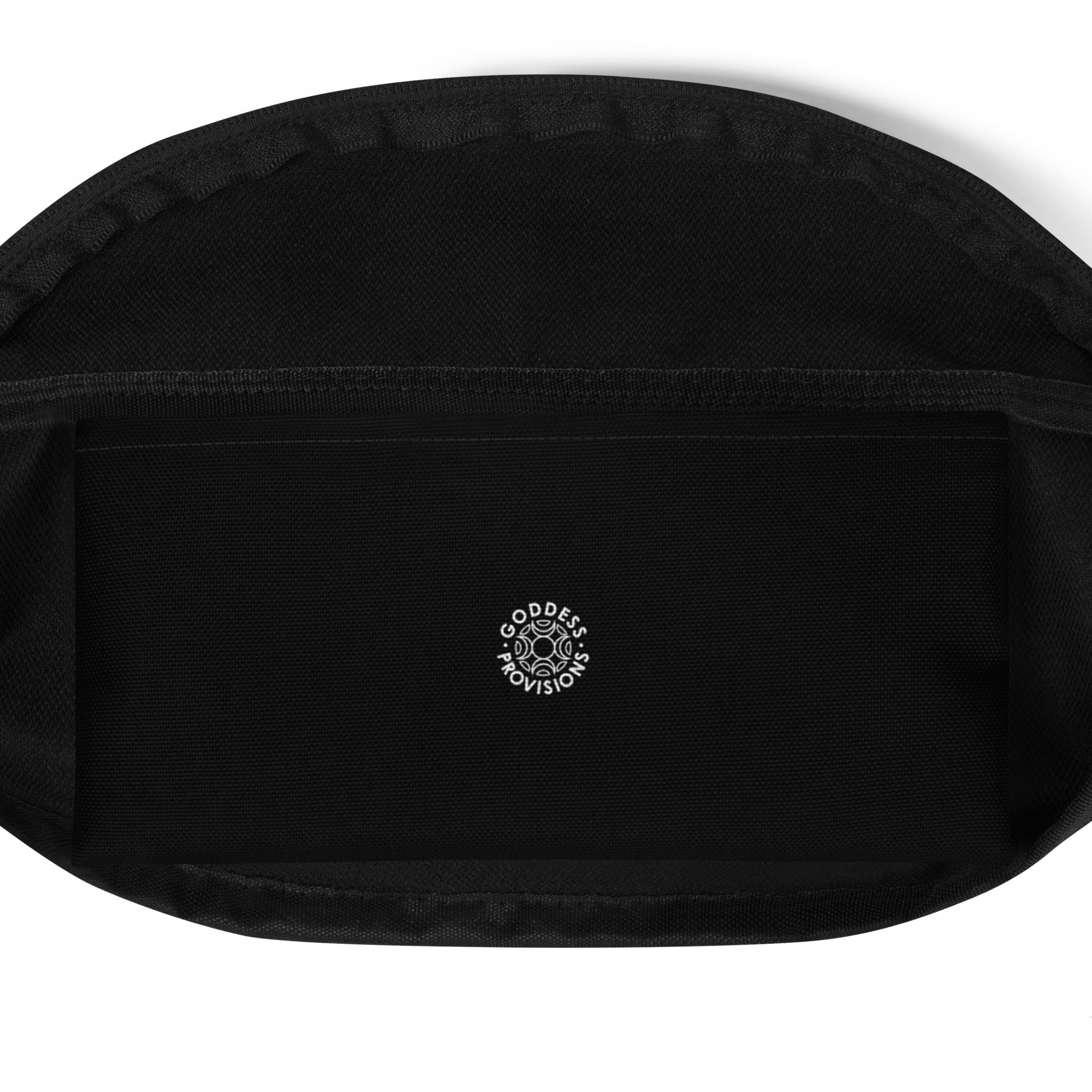 Black Crystal Moon Moth Belt Bag