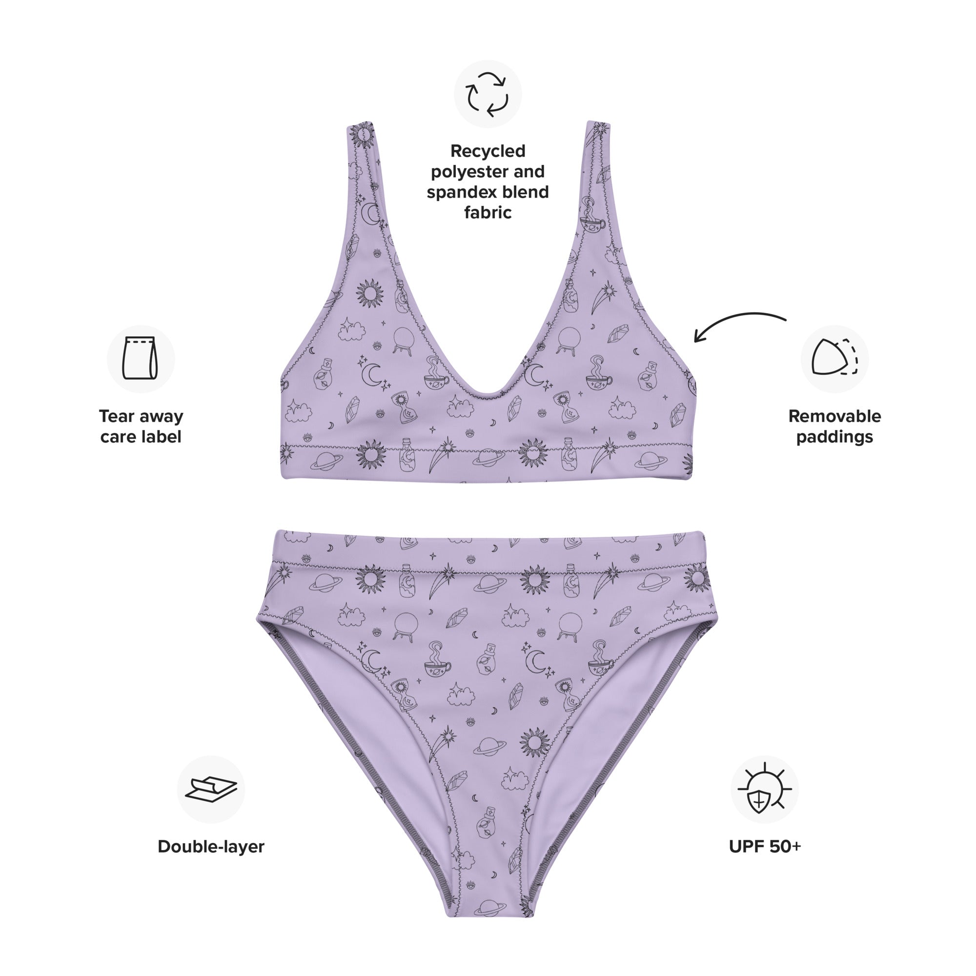 Celestial Magick 2-Piece Swimsuit