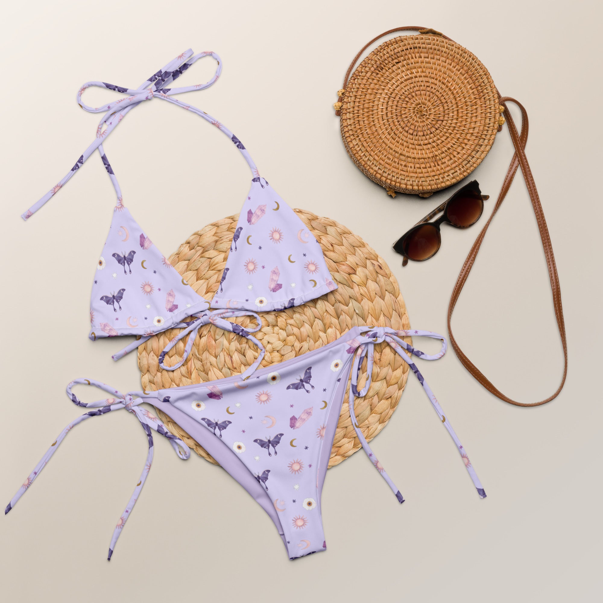 Crystal Moon Moth String Bikini