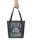 I See the Light in Every Situation Tote Bag