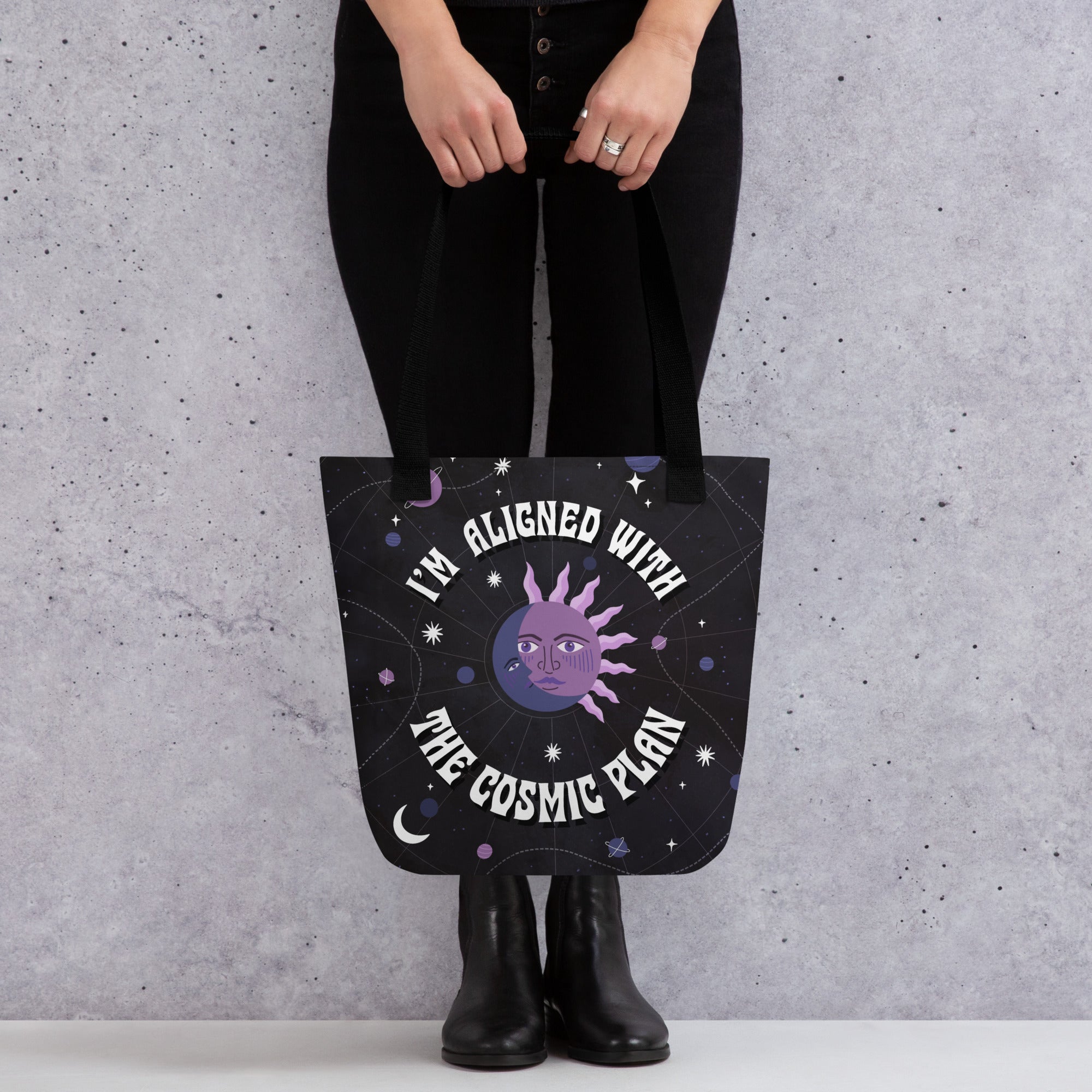 I&#39;m Aligned With The Cosmic Plan Tote Bag