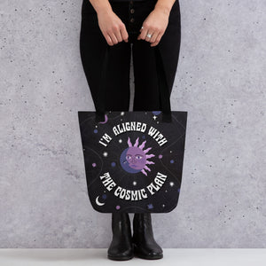 I'm Aligned With The Cosmic Plan Tote Bag