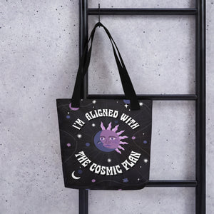 I'm Aligned With The Cosmic Plan Tote Bag