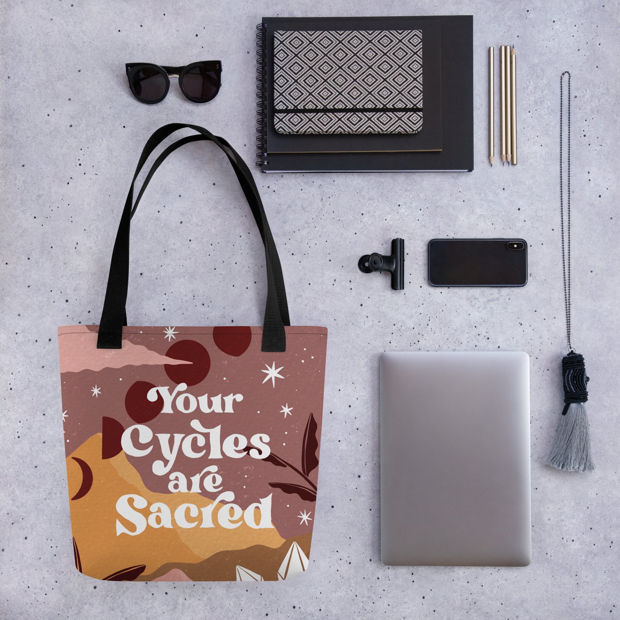 Your Cycles are Sacred Tote Bag