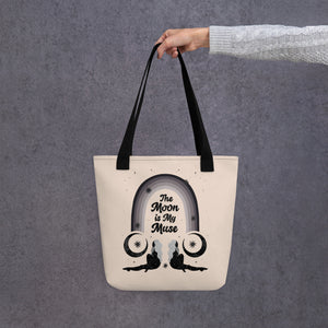 The Moon is My Muse Tote Bag