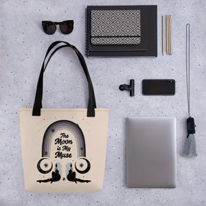 The Moon is My Muse Tote Bag