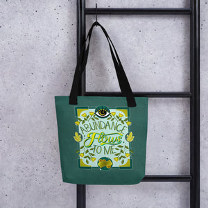 Abundance Flows to Me Tote Bag