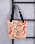 Healing Energy Flows Through Me Tote Bag