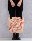 Healing Energy Flows Through Me Tote Bag