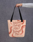 Healing Energy Flows Through Me Tote Bag