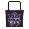 I Celebrate My Blessings Tote Bag