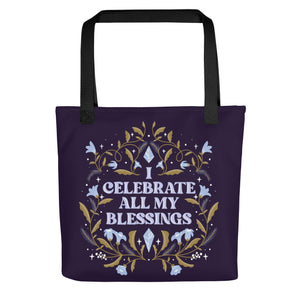 I Celebrate My Blessings Tote Bag