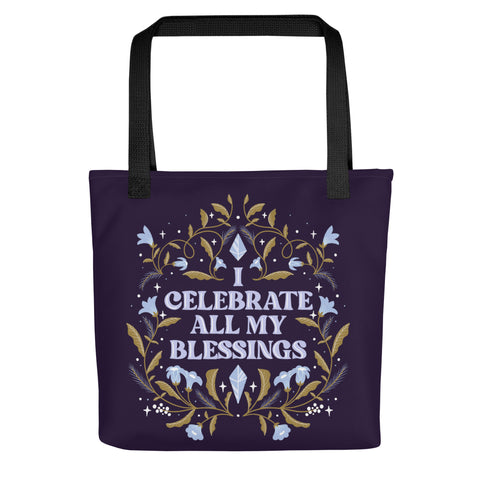 I Celebrate My Blessings Tote Bag