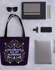 I Celebrate My Blessings Tote Bag