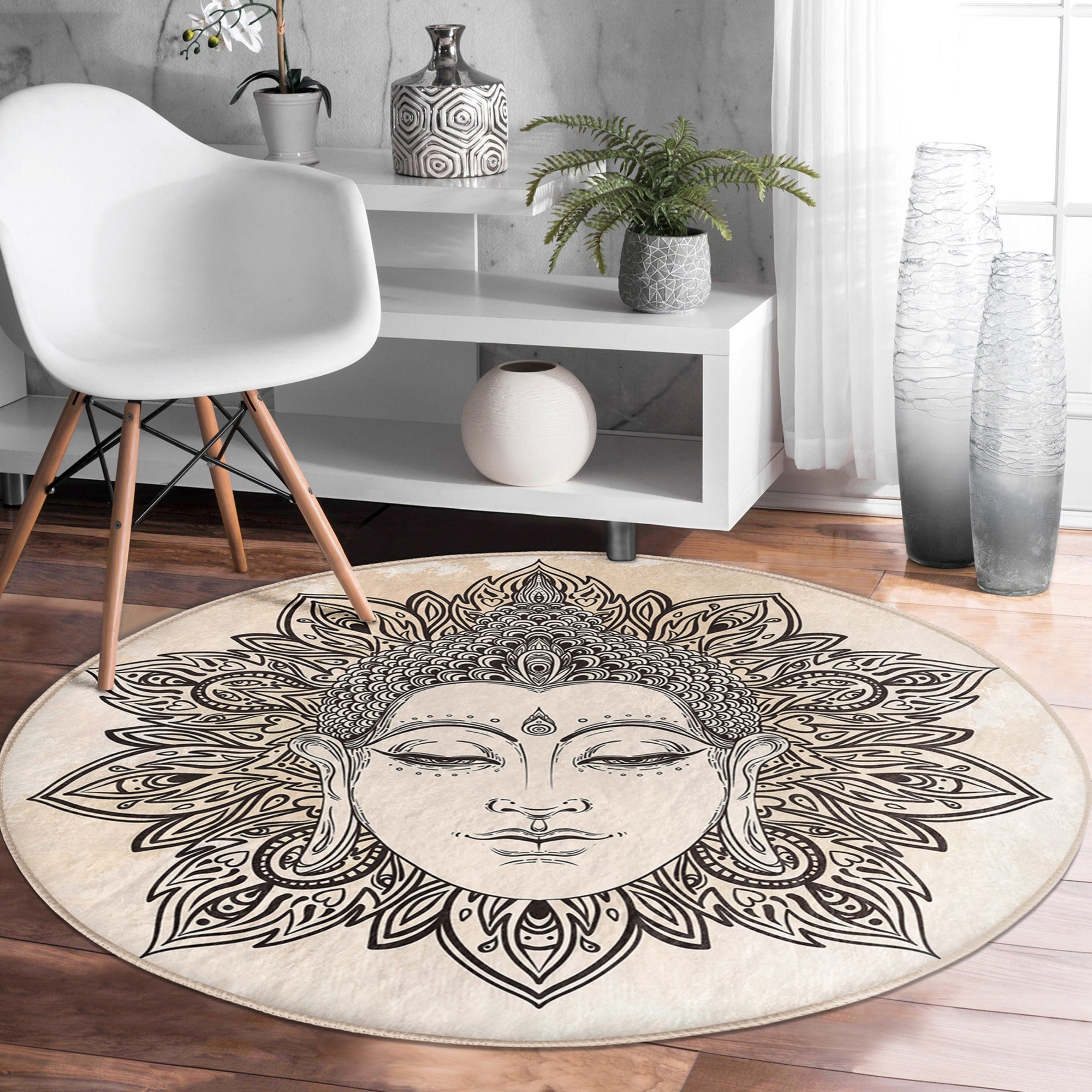 Meditation Room Round Rug