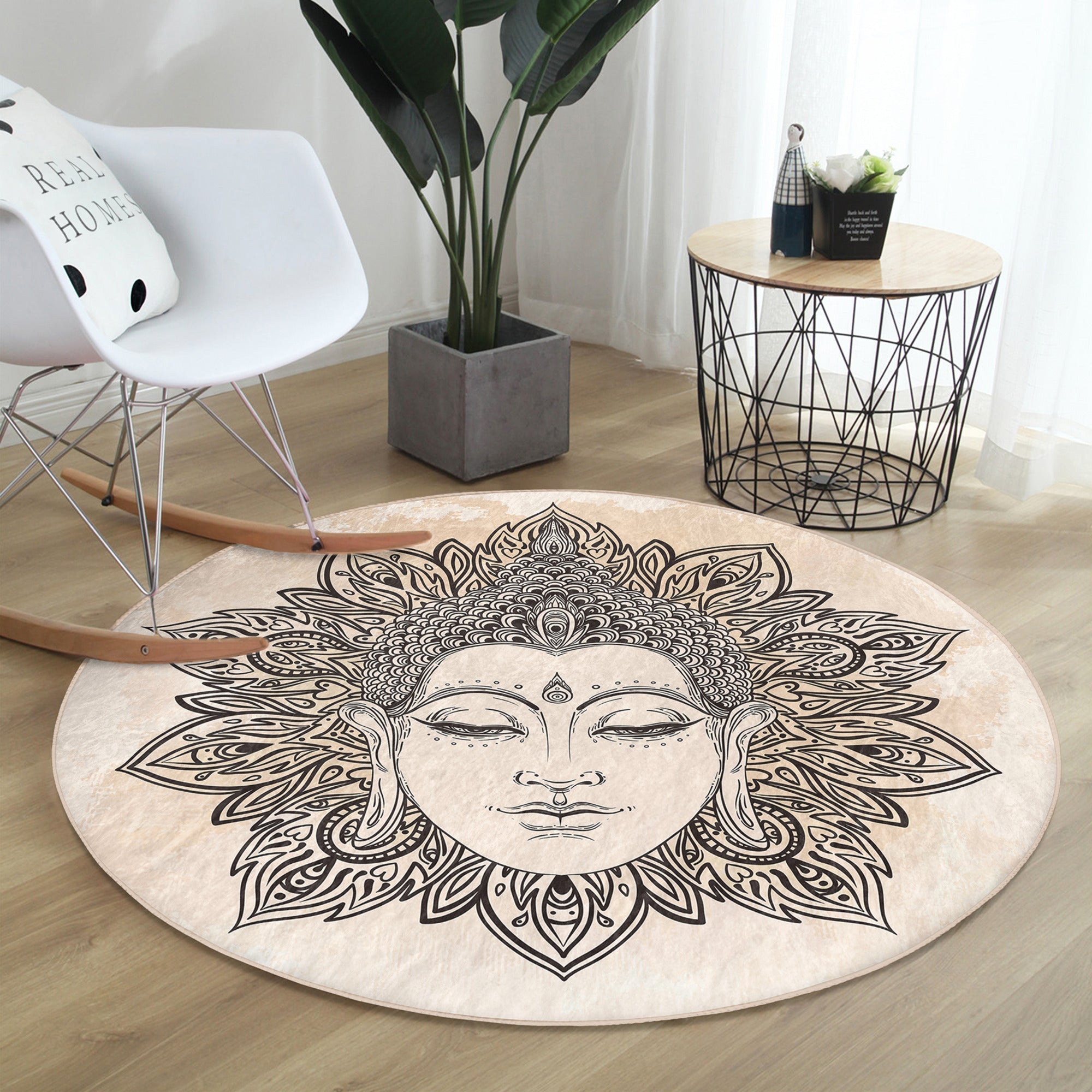 Meditation Room Round Rug