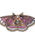 Moth Enamel Pin in 4 Colors