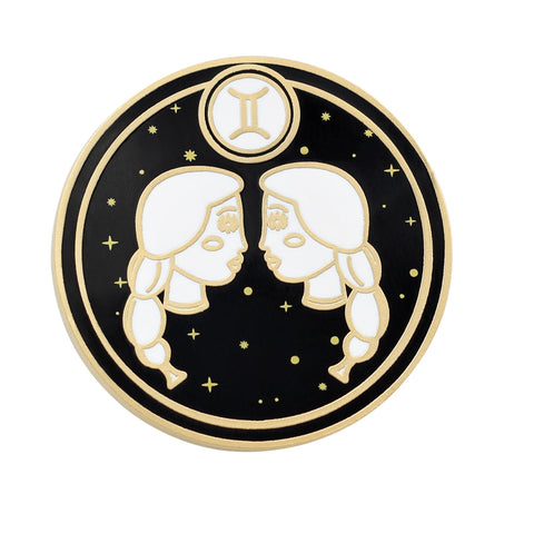 Gemini Enamel Pin