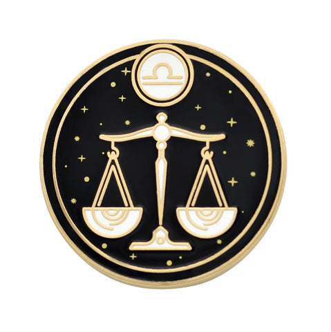 Libra Enamel Pin