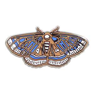 Moth Enamel Pin in 4 Colors