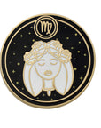 Virgo Enamel Pin