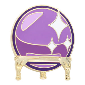 Crystal Ball Enamel Pin