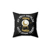 My Path Unfold with Divine Timing Vegan Suede Pillow