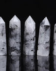 Tourmalinated Quartz Points