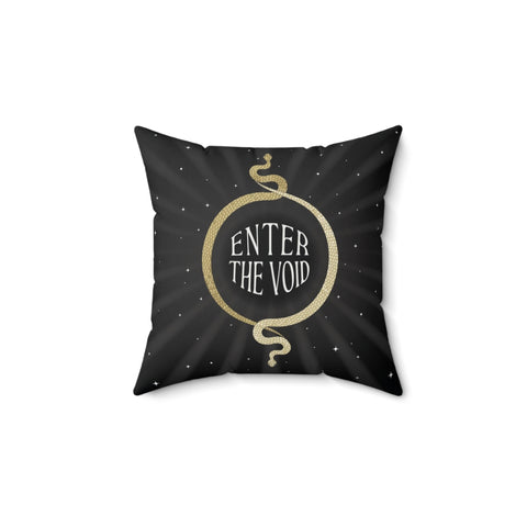 Enter the Void Vegan Suede Pillow