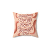 Healing Energy Flows Through Me Vegan Suede Pillow