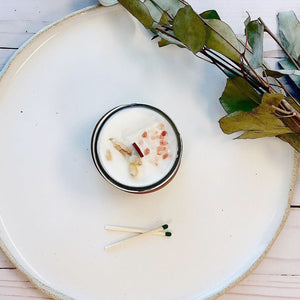 Organic Space Clearing Intention Candle