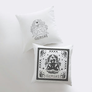 Gemini Block Print Pillow