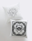 Cancer Block Print Pillow