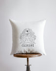 Gemini Block Print Pillow