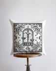 Libra Block Print Pillow