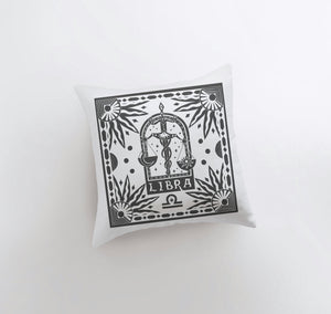 Libra Block Print Pillow