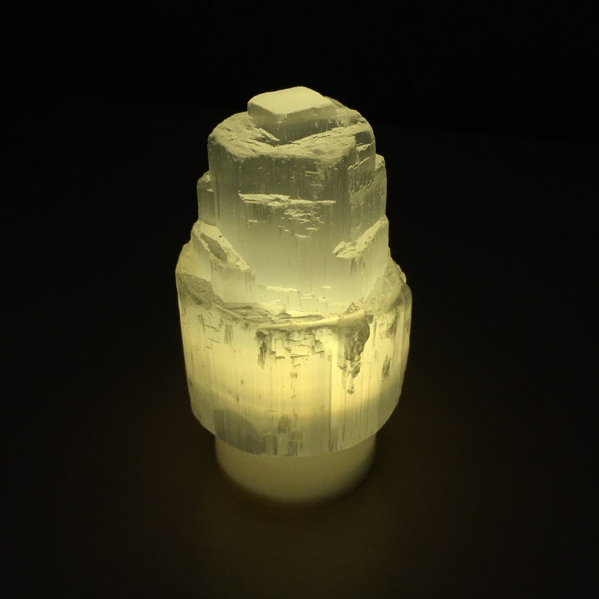 Selenite Tower Tealight