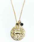 Double Sided Zodiac Coin Necklace