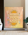 Radiate Your Light Tapestry