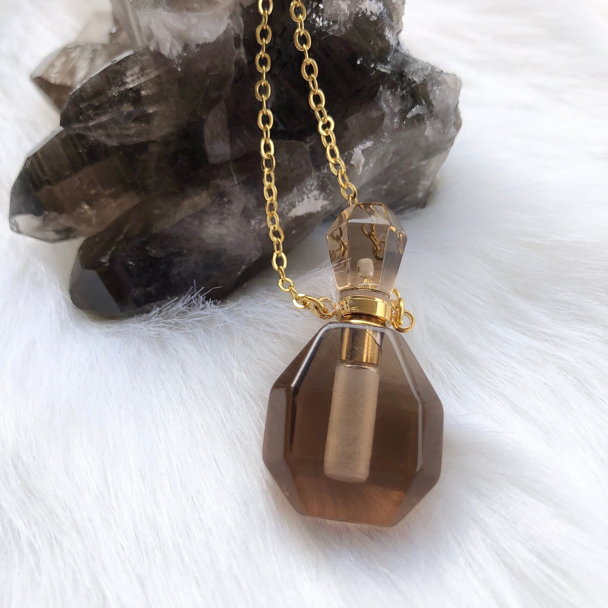 Crystal Aroma Gem Necklace