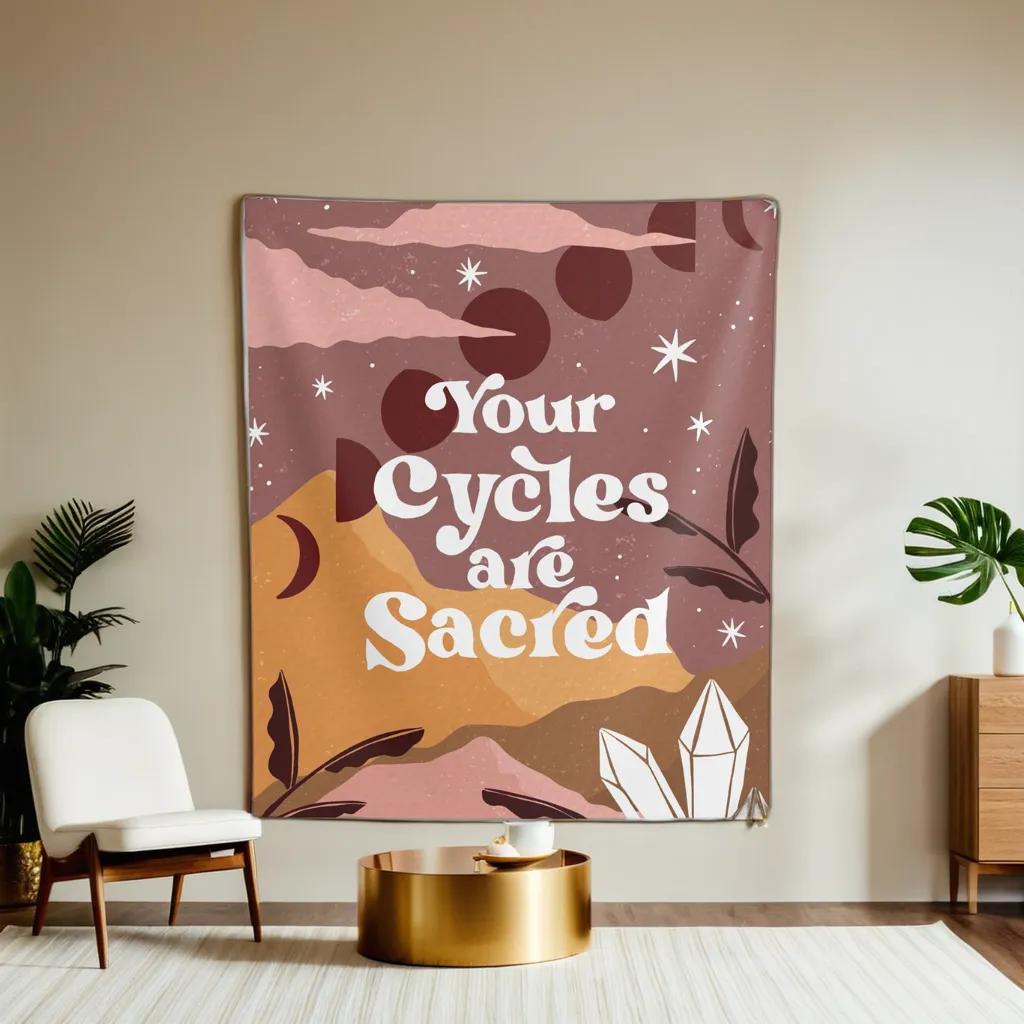 Your Cycles Are Sacred Tapestry