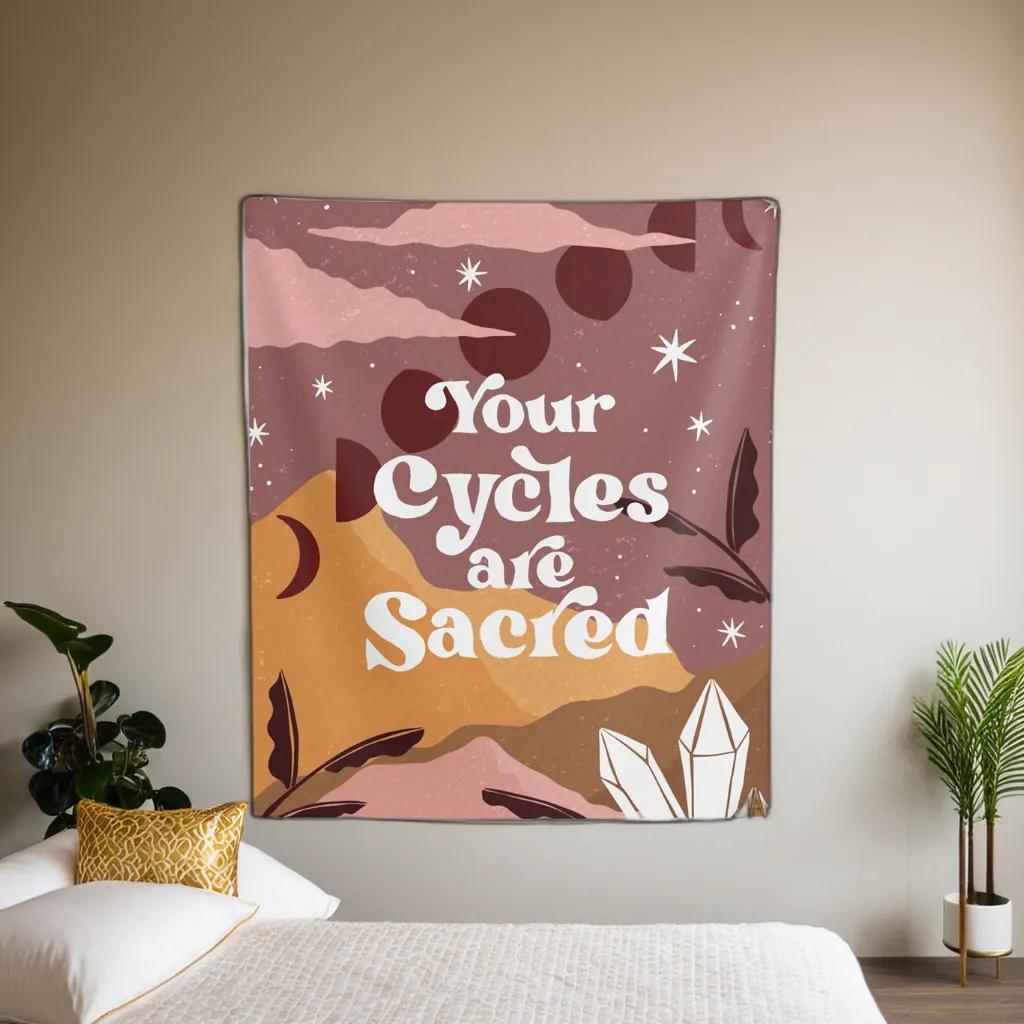 Your Cycles Are Sacred Tapestry