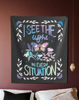 I See the Light in Every Situation Tapestry