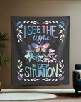 I See the Light in Every Situation Tapestry