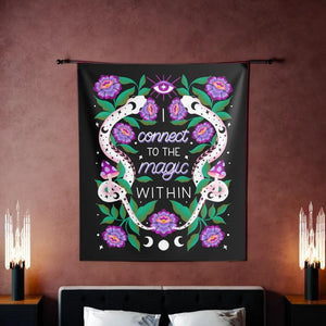 I Connect to the Magic Within Tapestry