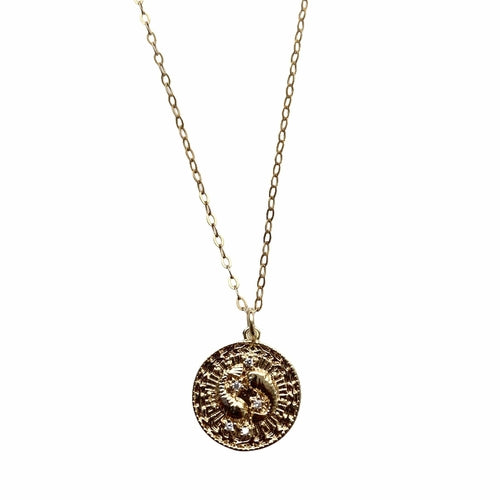 Celestial Talisman Zodiac Necklace