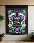 I Connect to the Magic Within Tapestry