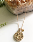 Double Sided Zodiac Coin Necklace