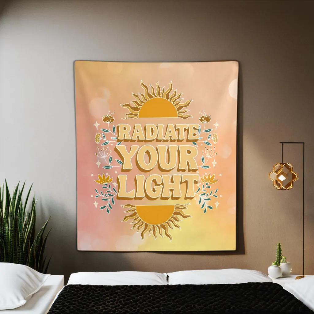 Radiate Your Light Tapestry